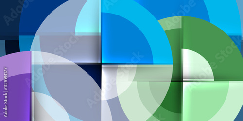 Target circle geometric abstract shapes. Vector Illustration For Wallpaper, Banner, Background, Card, Book Illustration, landing page