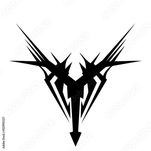 Tribal Tattoo Fill Element art