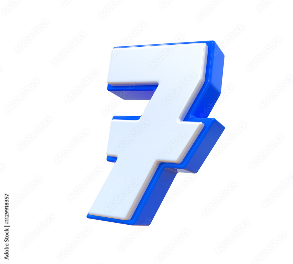Blue Number 7 Blue Number 7