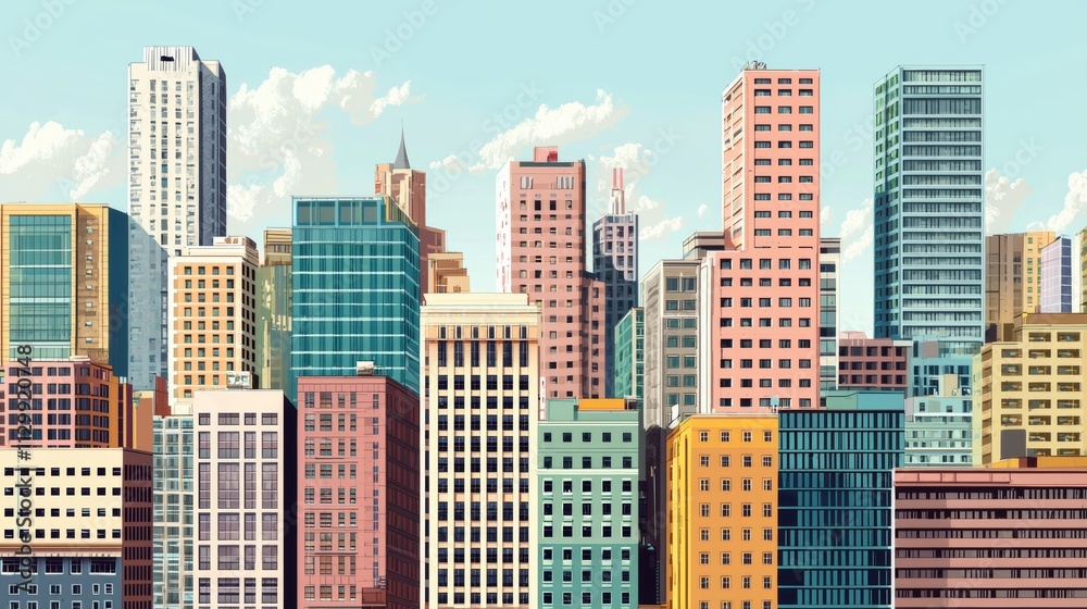 realistic postmodern architecture or city scape realistic postmodern architecture or city scape