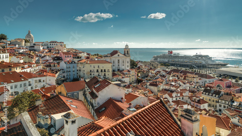 Photos Lisbon, from a vantage point high above terracotta rooftops, a breathtaking panorama unfolds