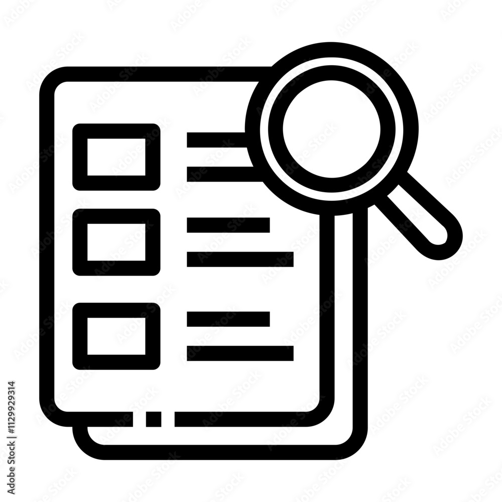seo report Line Icon seo report Line Icon