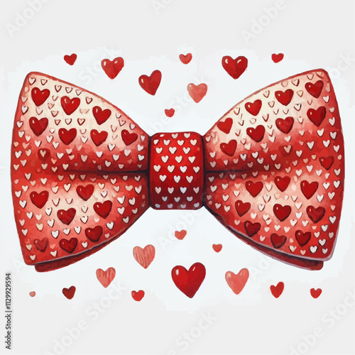 red bow tie