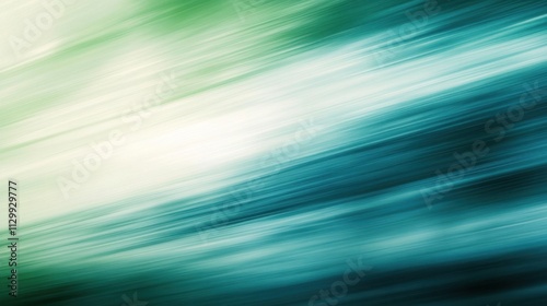 Abstract gradient of green and blue hues, evoking a sense of movement and tranquility.