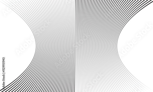 abstract simple gradient squeeze thin line pattern design.