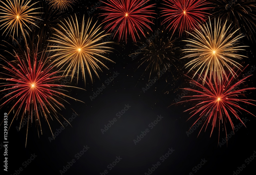 banner copy space background of festival firework frame banner copy space background of festival firework frame