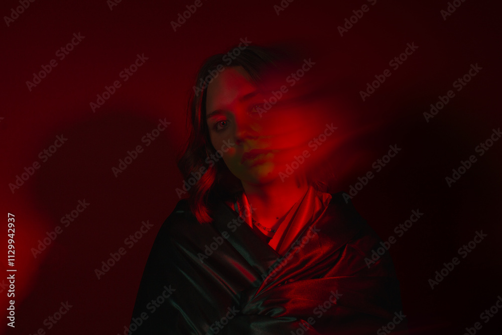 portrait of a person fading away portrait of a person fading away