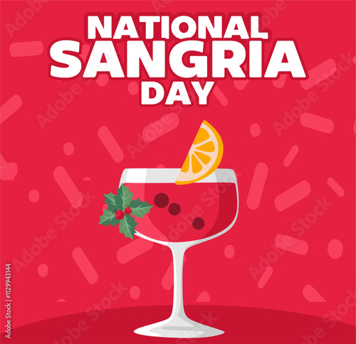 National Sangria Day with refreshing sangria drinks