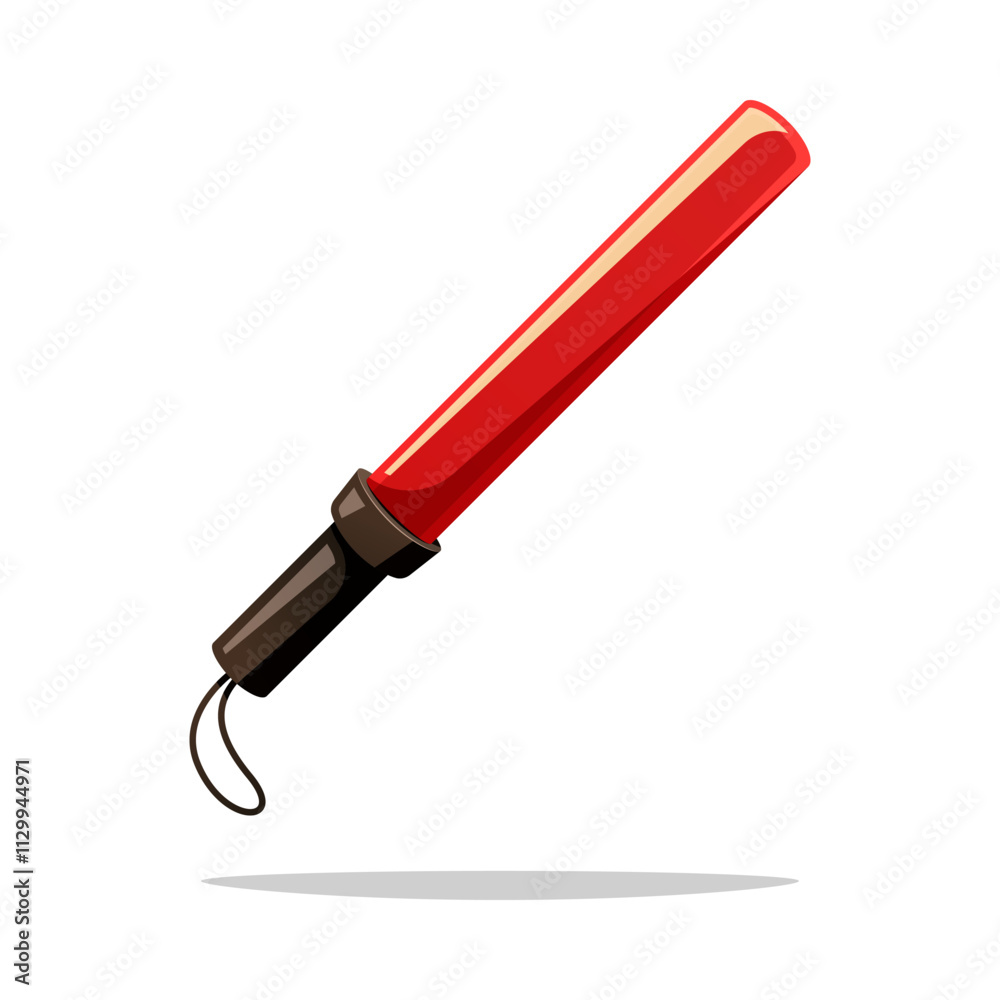 Traffic light baton vector isolatee on white background. Traffic light baton vector isolatee on white background.