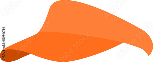 Orange Golf Visor
