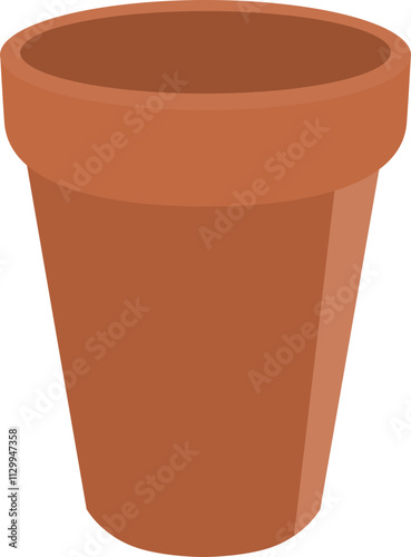 Illustration of a Flower Pot Graphic