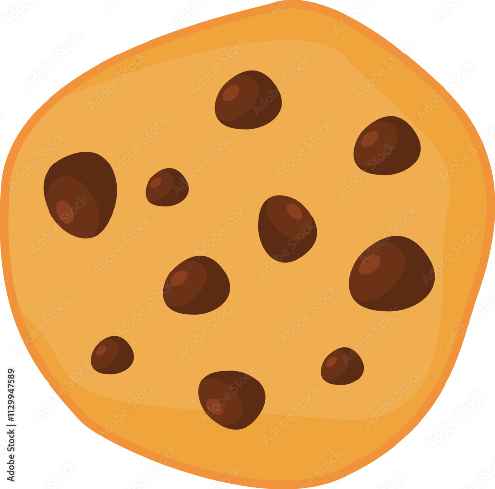Hand-Drawn Cookie Illustration Hand-Drawn Cookie Illustration