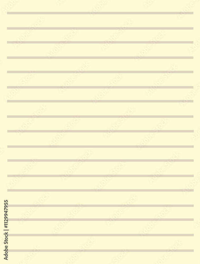 Simple Hand-Drawn Note Paper Graphic Simple Hand-Drawn Note Paper Graphic