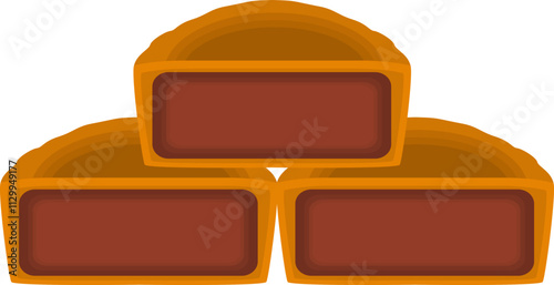 Illustration of Three Chocolate Treats