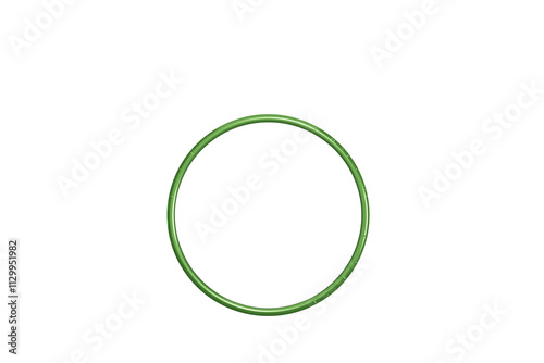 green round button