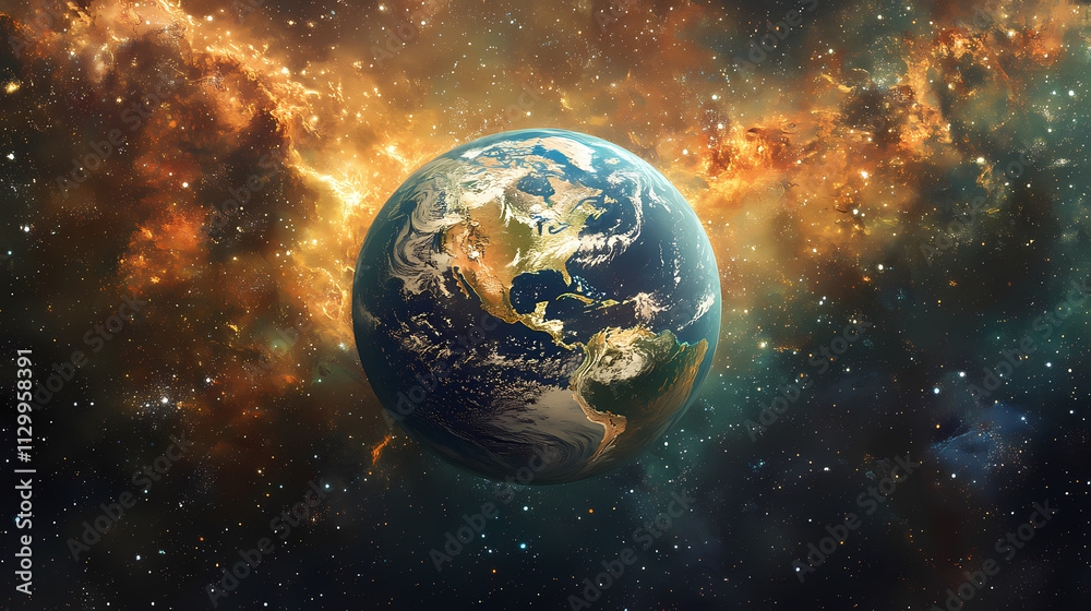 Global system connectivity concept. Omnipresent. Illustration Global system connectivity concept. Omnipresent. Illustration