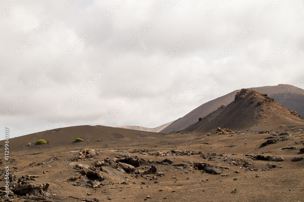 Volcanic landscape in the Canary Islands Volcanic landscape in the Canary Islands