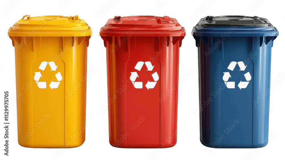 recycle bin 3d isolated on white background recycle bin 3d isolated on white background