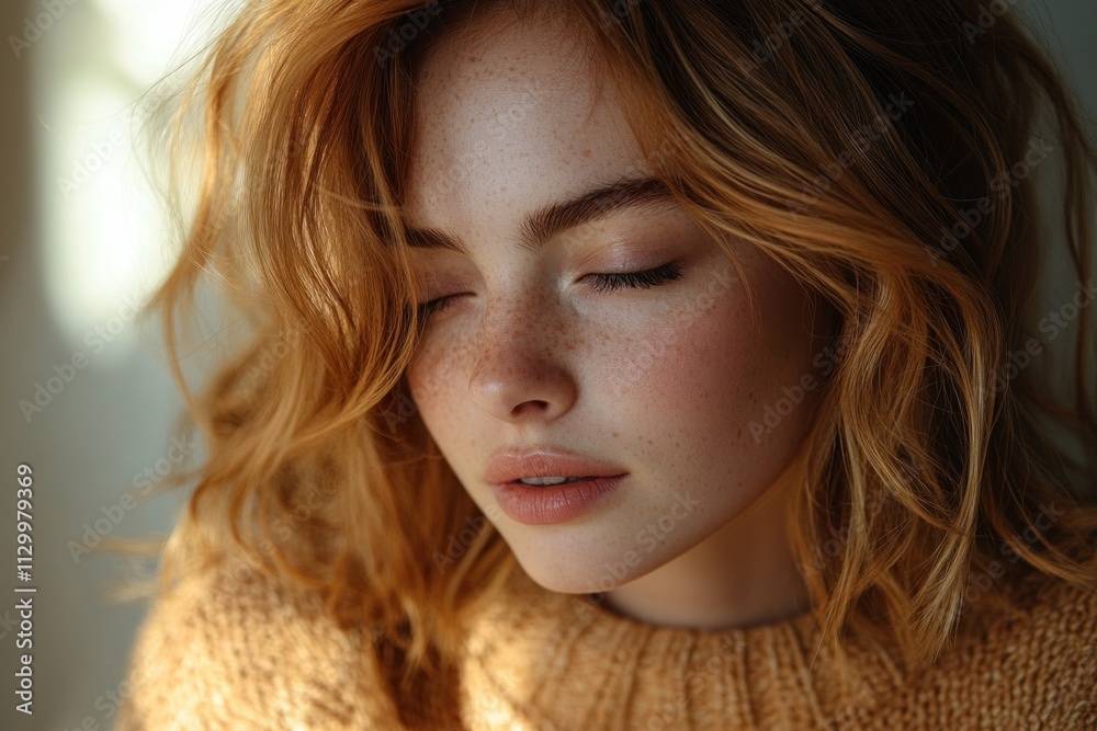 Beautiful young Asian woman with clear skin and natural beauty in minimalistic portrait for skincare and facial treatment Beautiful young Asian woman with clear skin and natural beauty in minimalistic portrait for skincare and facial treatment