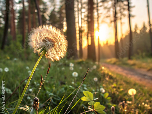 dandelions in the grass. dandelion, flower, nature, grass, spring, summer, plant, meadow, field, flowers, sky, seed, blossom, flora, wind, dandelions, blue, white, beauty, bloom, day, macro, sun, gard photo