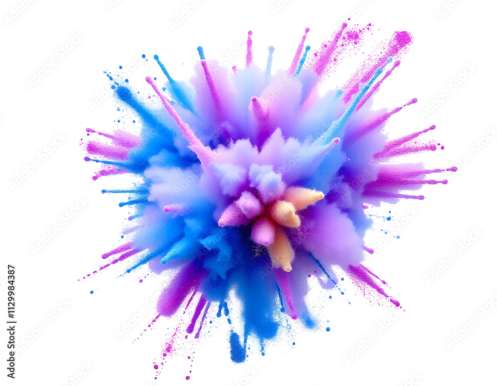 Obraz premium ink splashes on white