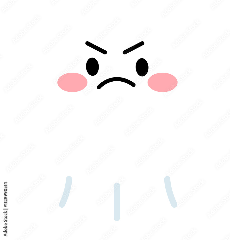 Halloween angry ghost Halloween angry ghost