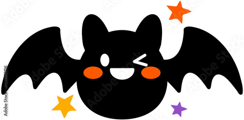 Halloween cute ogle bat