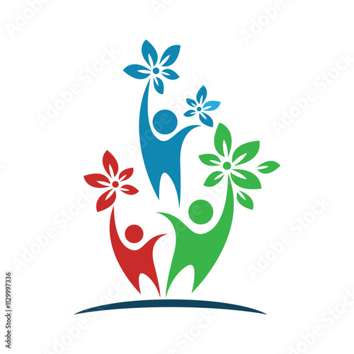 Attractive community logo design