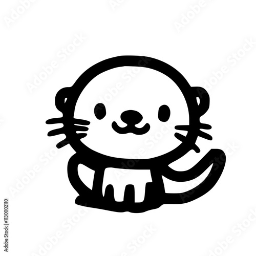 Endearing Otter Icons A Delightful Collection of Lovable Animal Characters in a Variety of Fun and Playful Styles