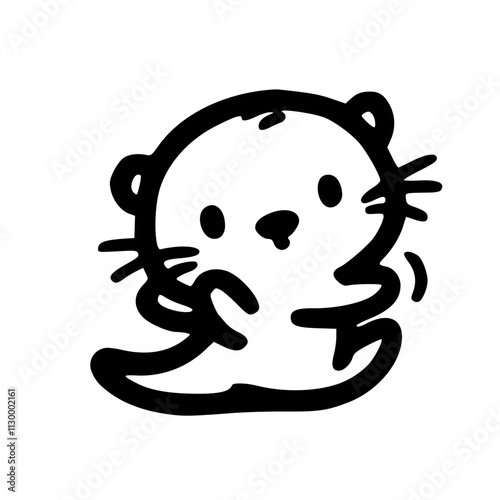 Endearing Otter Icons A Delightful Collection of Lovable Animal Characters in a Variety of Fun and Playful Styles