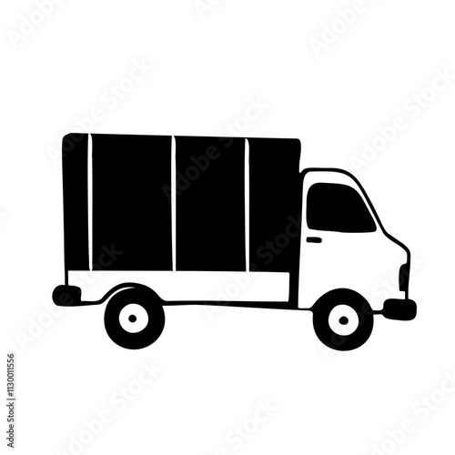 Big truck for order delivery