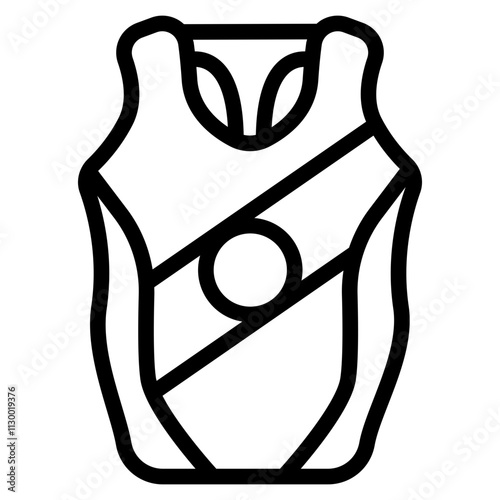 Body protector Line Icon