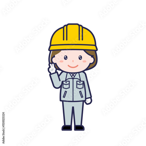 工事作業員／女性 14