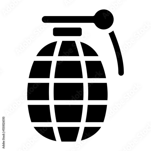 Grenade Solid Icon