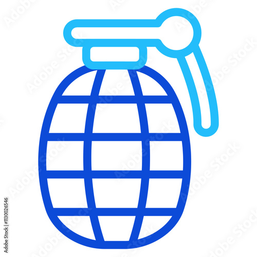 Grenade Duoline Icon