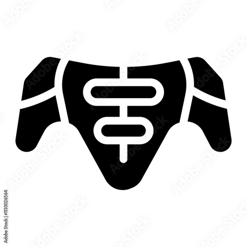 Groin protector Solid Icon
