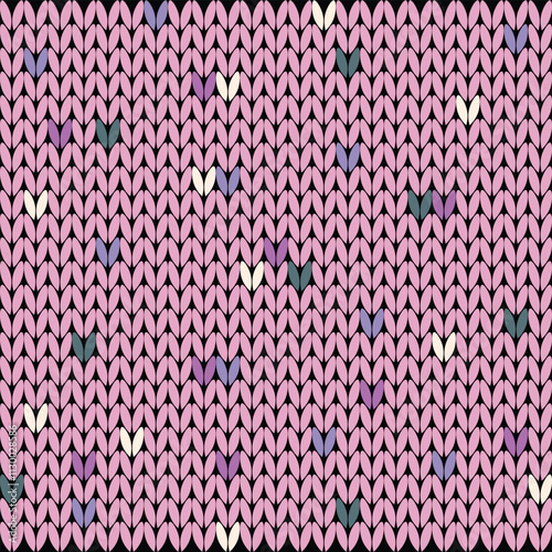 Knitting patterns are suitable for textile design, vintage decoration, fabric, wallpaper. Classic and elegant design sweater design cross stitch Full-color zigzag lines, waves, and geometric shapes.