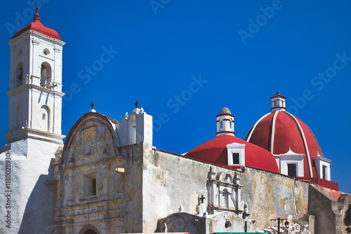 Cúpulas de iglesia en Jonacatepec