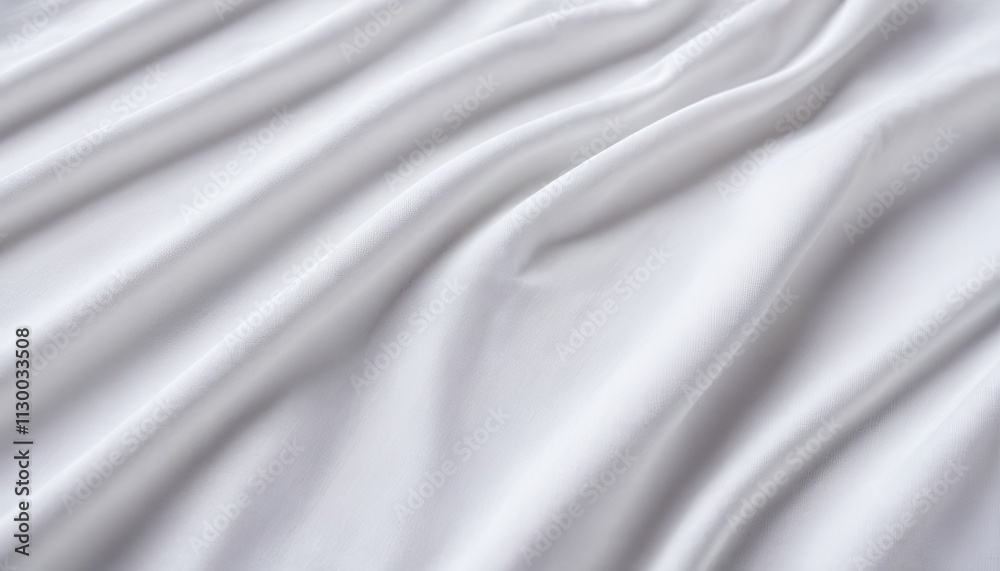 Obraz premium Realistic abstract white silk background