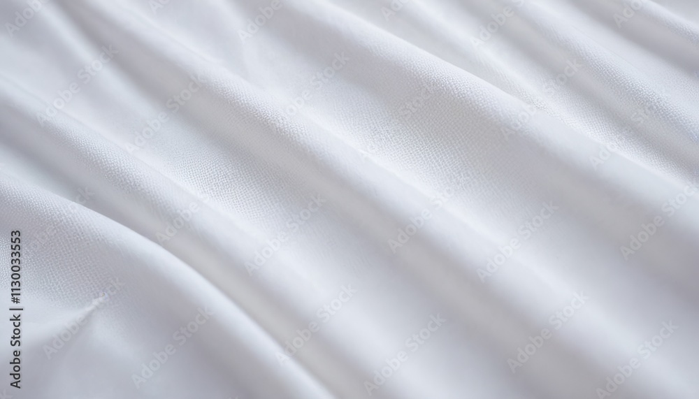 Fototapeta premium Realistic abstract white silk background