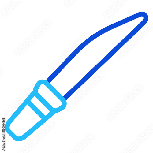 Knife Duoline Icon