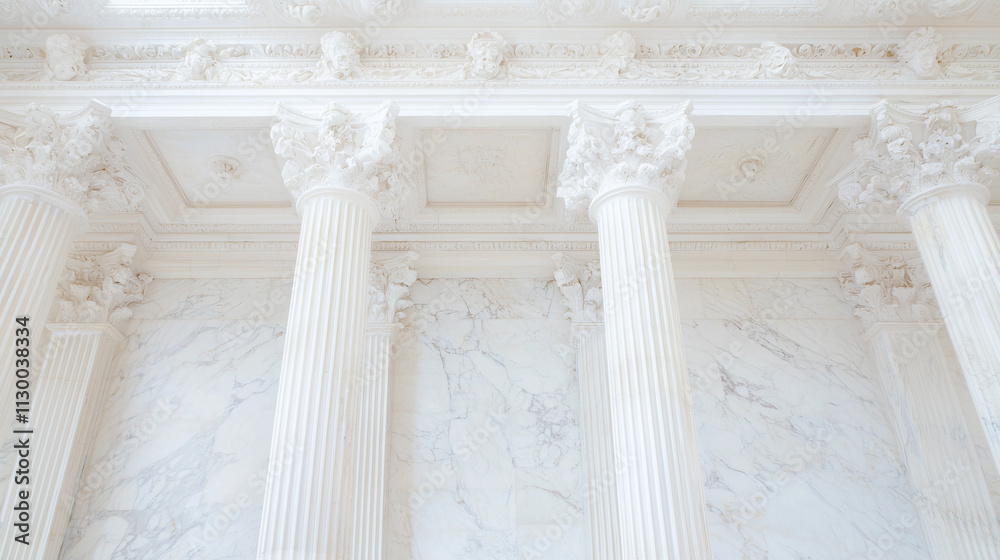 Naklejka premium Classic Marble Columns 