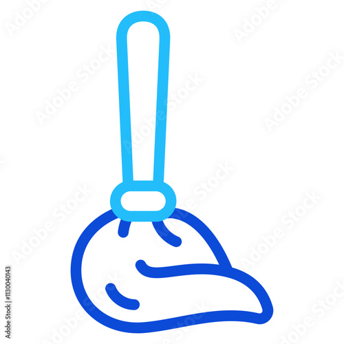 Mop cleaning Duoline Icon