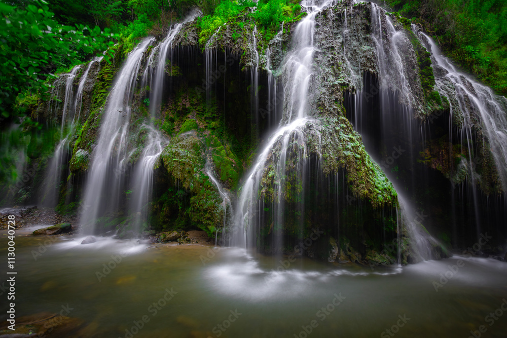 Waterfall beautiful (Kuzalan waterfall) in Karadeniz province. Giresun - Turkey
