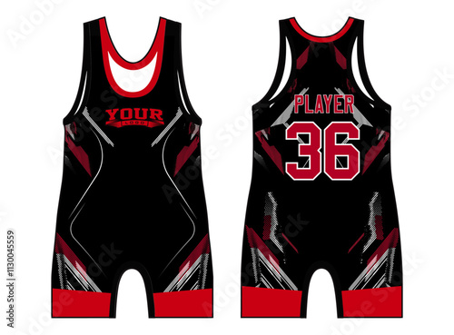 The Wrestling Singlets template mockup is a perfect fit for all sports. The designs that go on casual wear, shirts, fashion apparel, and all kinds of team uniform