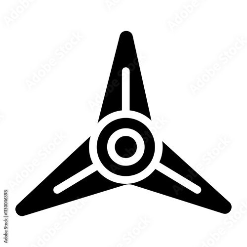Shuriken Solid Icon