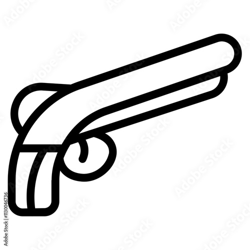 Softgun Line Icon