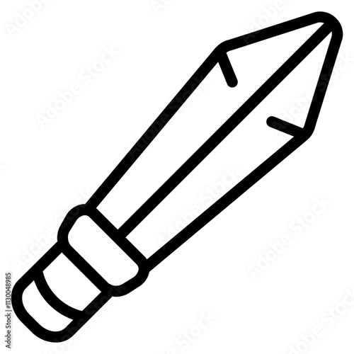 Sword Line Icon