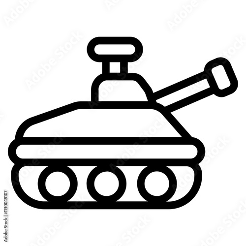 Tank Line Icon