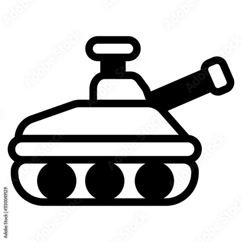 Tank Glyph Icon